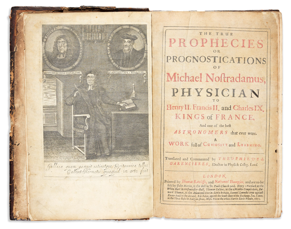 Nostradamus (1503-1566) The True Prophecies or Prognostications of Michael Nostradamus.